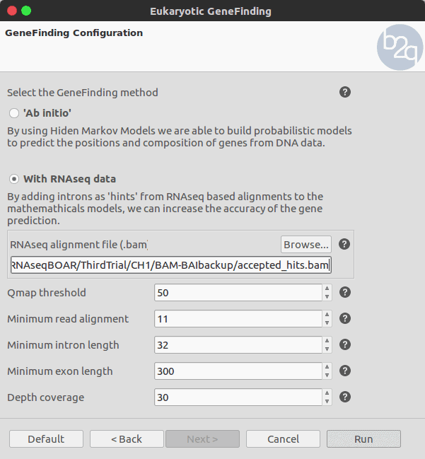 Gene Finding Wizard RNA-seq