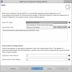 MLST Analysis Tool Input Wizard