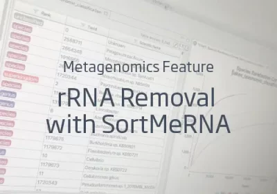 metatranscriptomics SortMeRNA OmicsBox rRNA ribosomal removal filtering